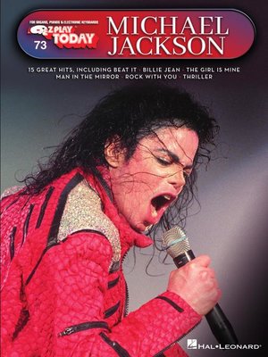 cover image of Michael Jackson E-Z Play Today Songbook